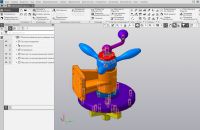 Приспособление для проверки торца сателлита